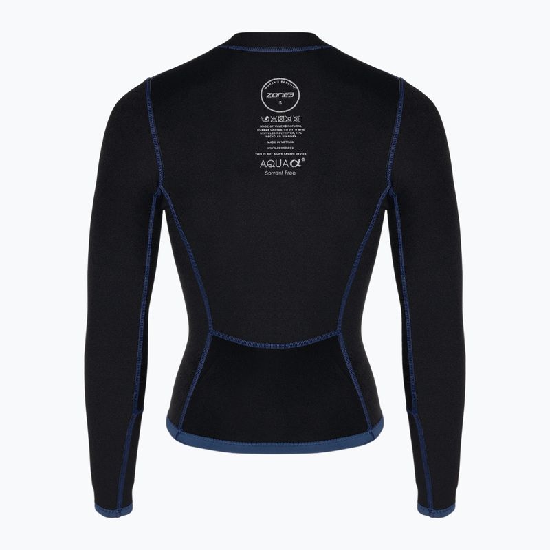 Women's ZONE3 Neoprene T-Shirt Yulex Long Sleeve Top navy 6