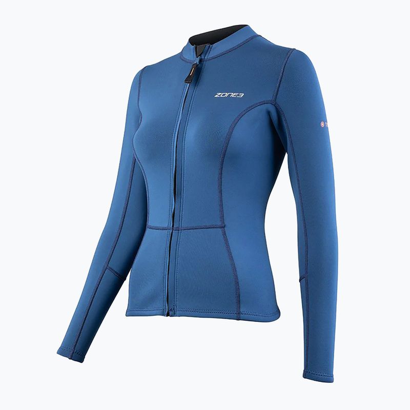 Women's ZONE3 Neoprene T-Shirt Yulex Long Sleeve Top navy 7