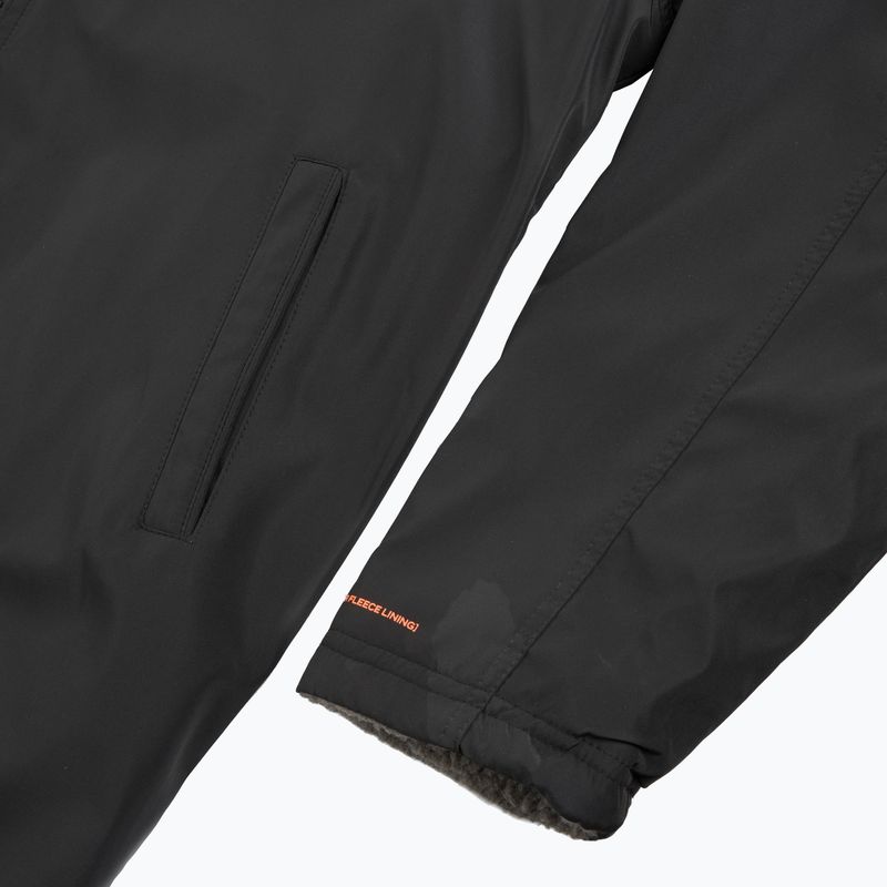 ZONE3 Recycled Robe Parka coat black/grey/orange 4