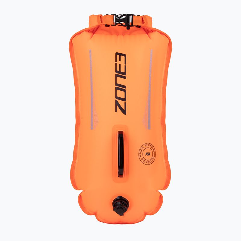 ZONE3 Safety Buoy/Dry Bag Recycled 28 l high vis orange