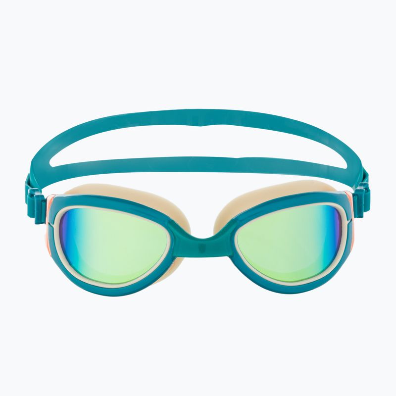 ZONE3 Attack teal/cream/cooper swimming goggles 2