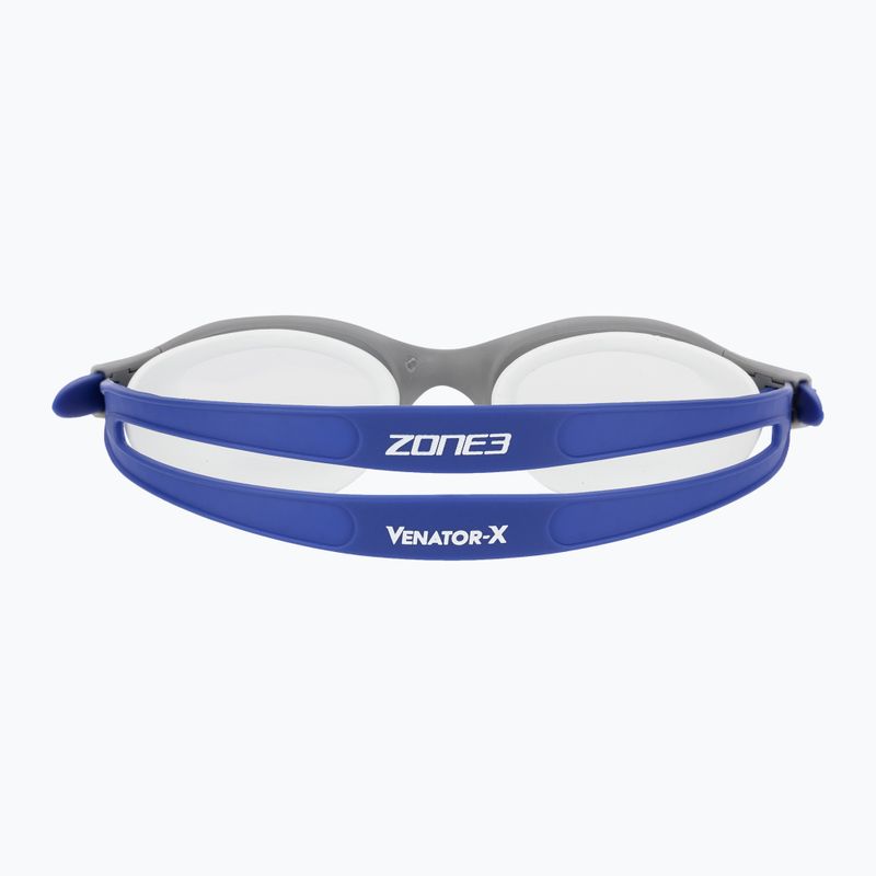 ZONE3 Venator-X Swim goggles grey/royal blue/clear 5