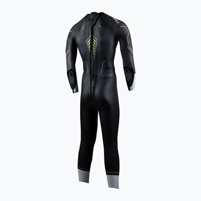 Men's triathlon wetsuit ZONE3 Aspire black/chalk 2