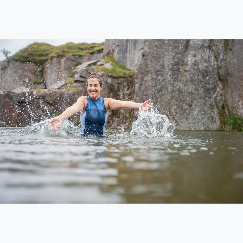 Women's one-piece swimsuit ZONE3 Yulex Kneeskin multi blue/white 6