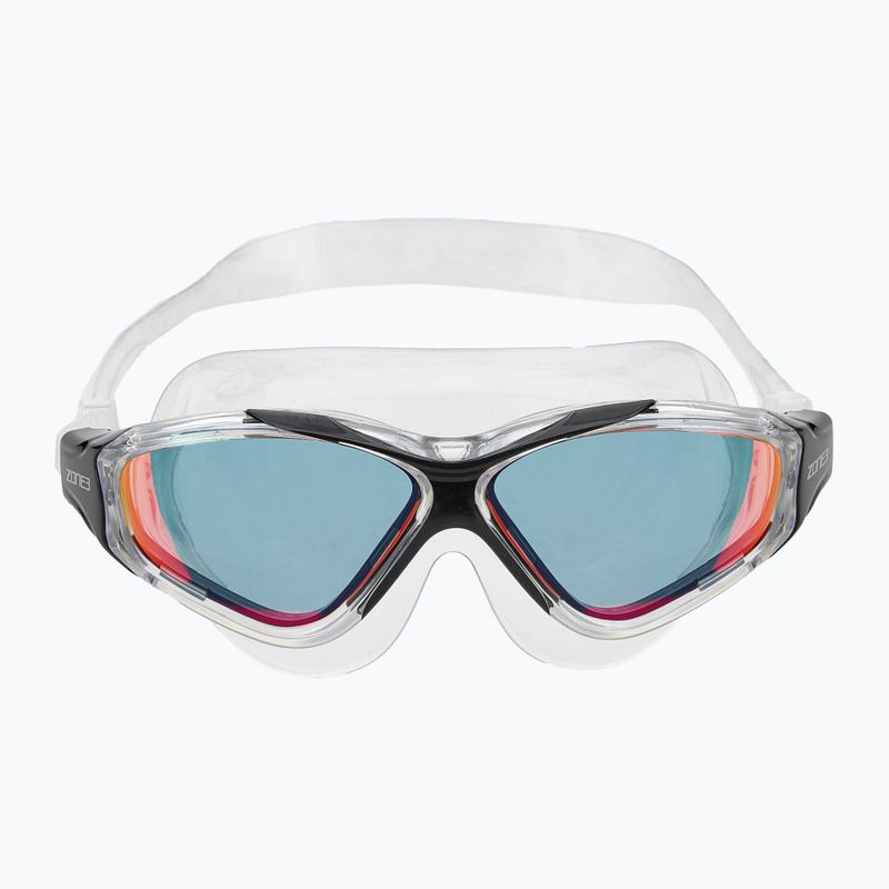 Swimming mask ZONE3 Vision Max rainbow mirror/black 2