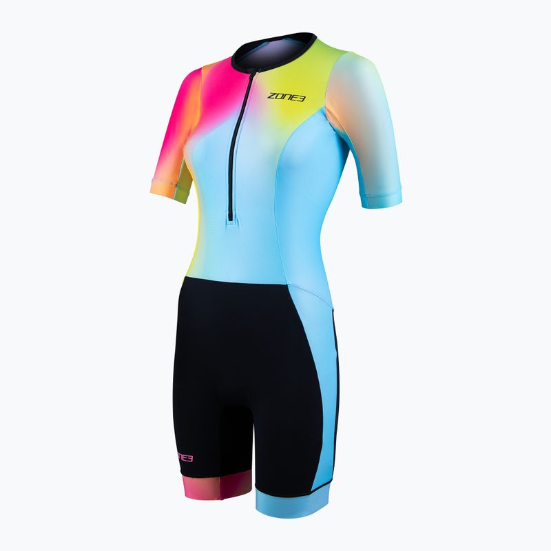 Women's triathlon suit ZONE3 Activate+ Trisuit neon/black