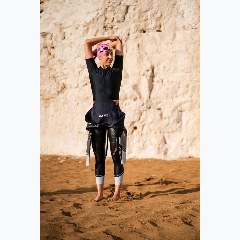 Women's triathlon suit ZONE3 Activate+ Trisuit black 12