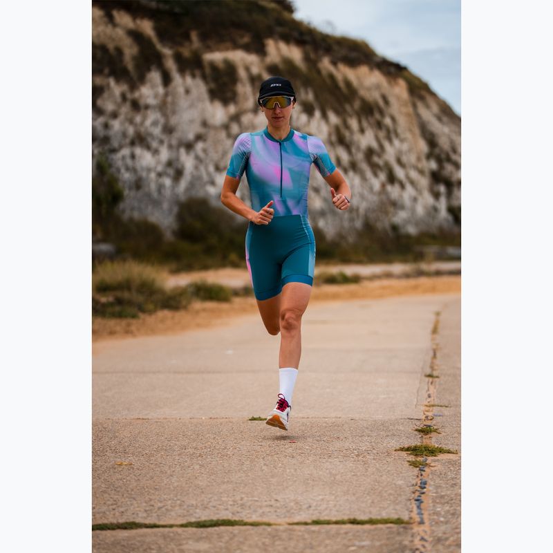 Women's triathlon suit ZONE3 Activate+ Trisuit print 9