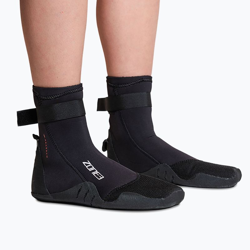 Neoprene shoes ZONE3 Heat-Tech Dura Swim black 8