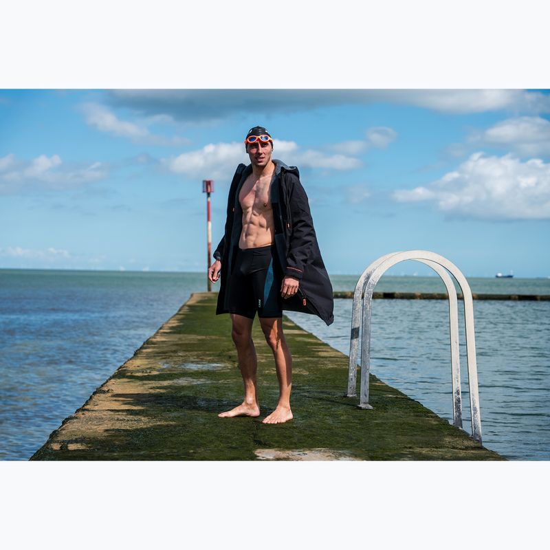 Men's swim jammers ZONE3 Performance Speed teal tie dye 9