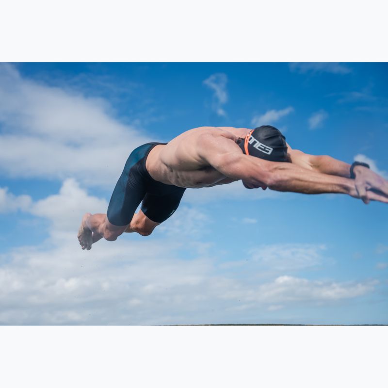 Men's swim jammers ZONE3 Performance Speed teal tie dye 11