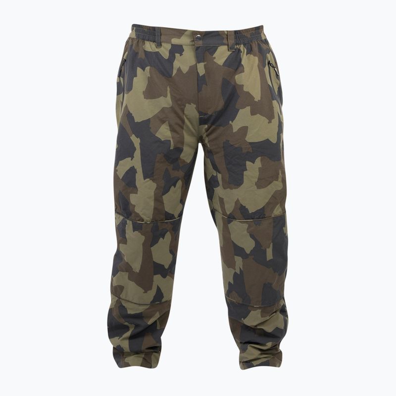 Men's fishing trousers Avid Ripstop Camo green A0620196