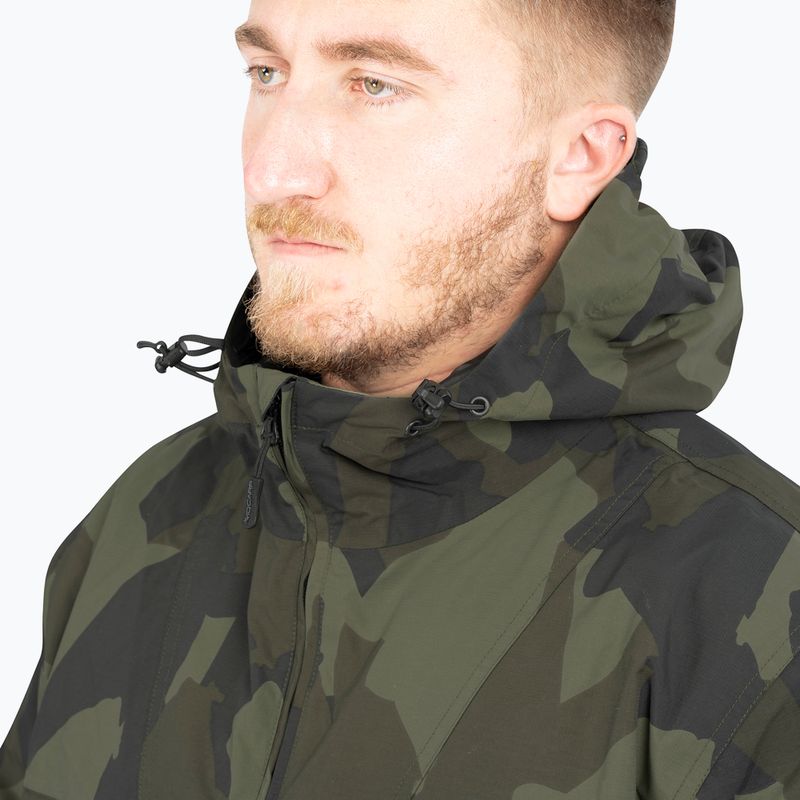 Men's Avid Ripstop Camo Pullover Green Fishing Jacket A0620202 3