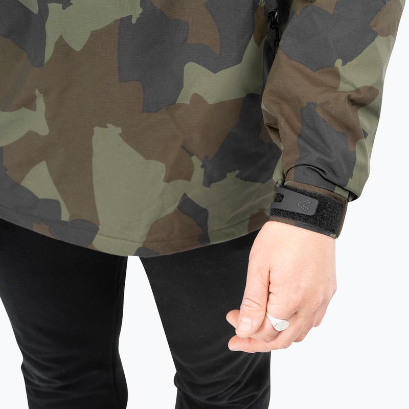 Men's Avid Ripstop Camo Pullover Green Fishing Jacket A0620202 6