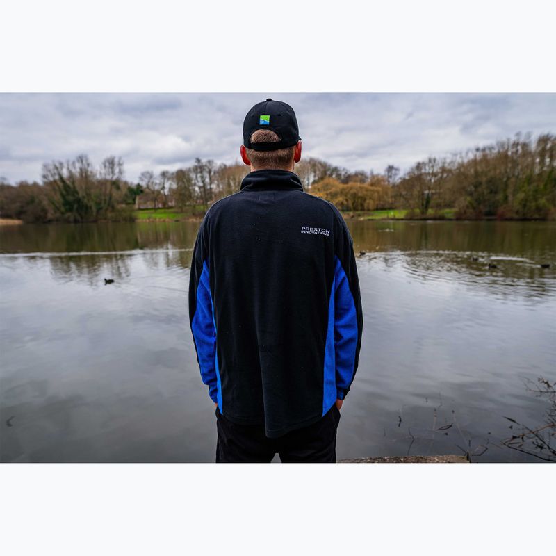Preston Innovations Micro Fleece sweatshirt black / blue 4