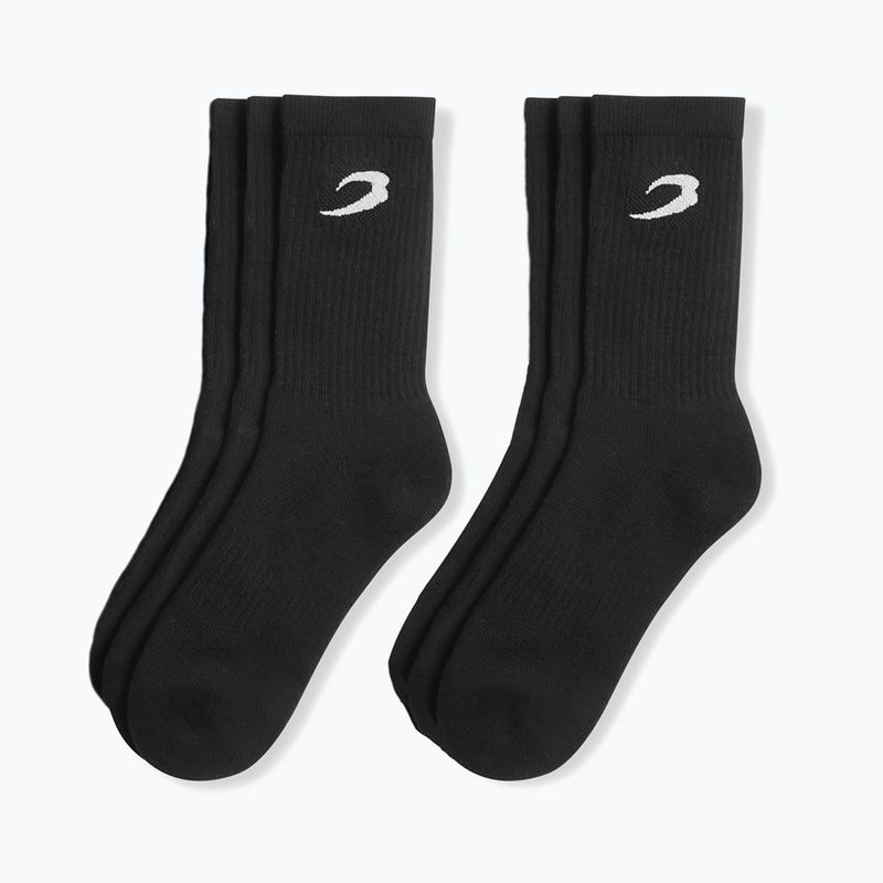 Men's socks BOXRAW Crew 3 pairs black 3