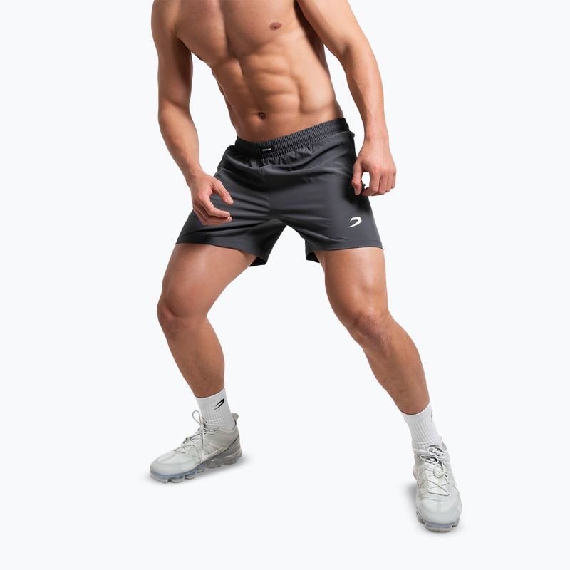 Men's training shorts Boxraw Valdes 7" charcoal 4
