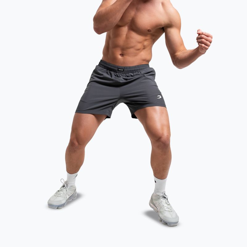 Men's training shorts Boxraw Valdes 7" charcoal 5
