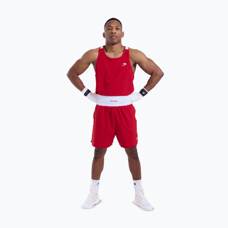Men's training shorts Boxraw Stevenson V2 red/white 2