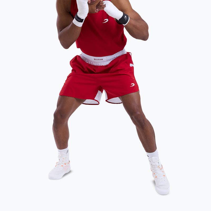 Men's training shorts Boxraw Stevenson V2 red/white 5