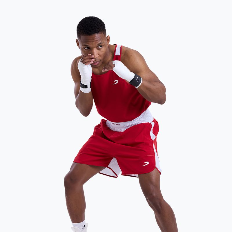 Men's T-shirt Boxraw Stevenson V2 Tank red/white 5