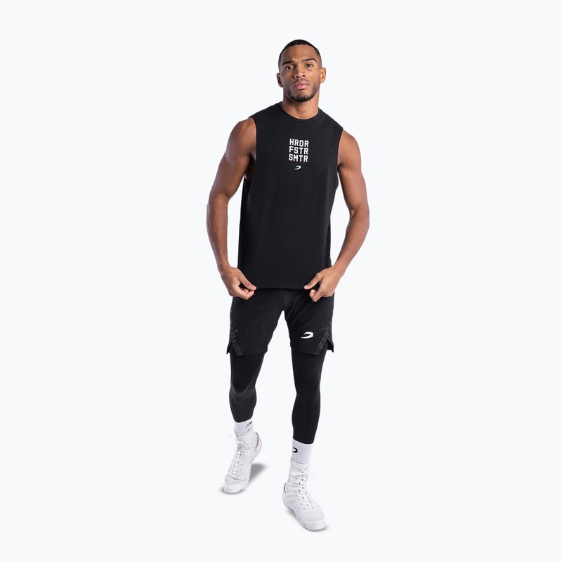 Men's T-shirt Boxraw HRDR FSTR SMTR Muscle Tank Black 2
