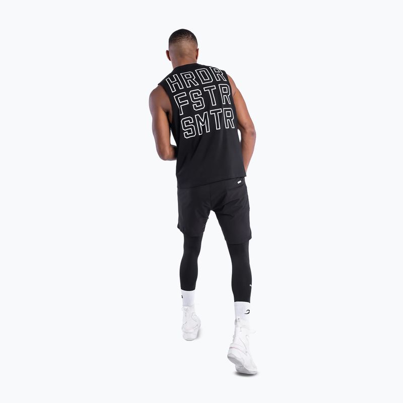 Men's T-shirt Boxraw HRDR FSTR SMTR Muscle Tank Black 4