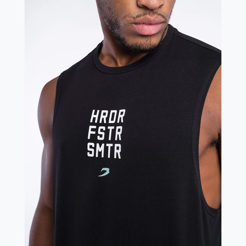 Men's T-shirt Boxraw HRDR FSTR SMTR Muscle Tank Black 6