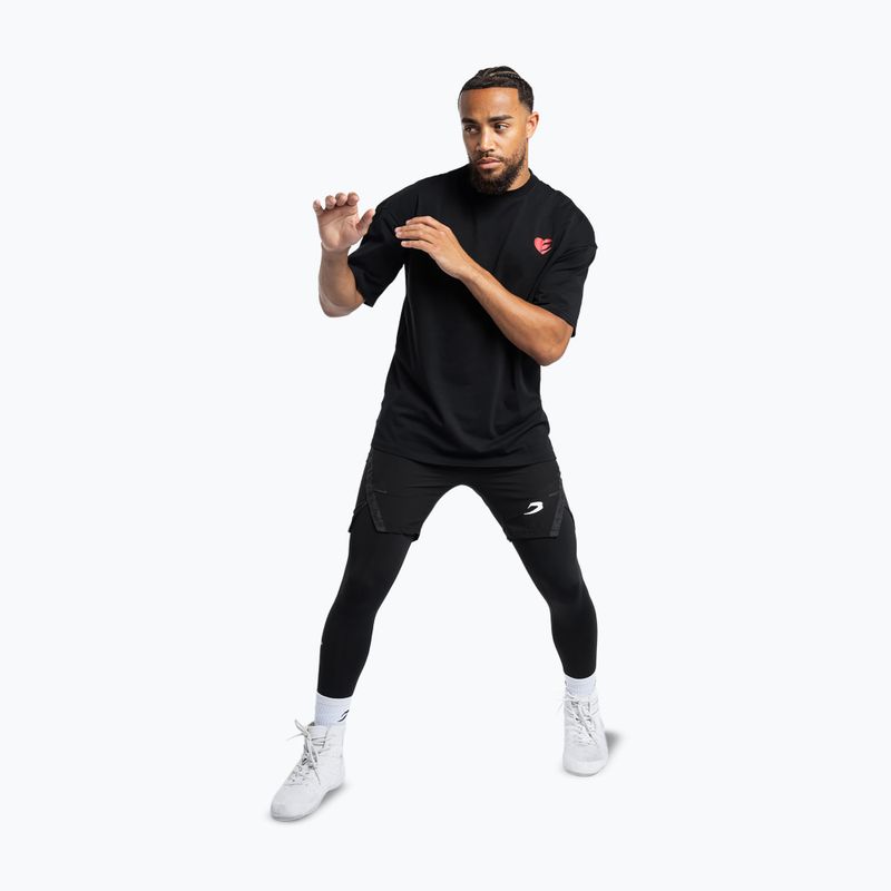 Men's T-shirt Boxraw Boxing is Love Oversized Black 2