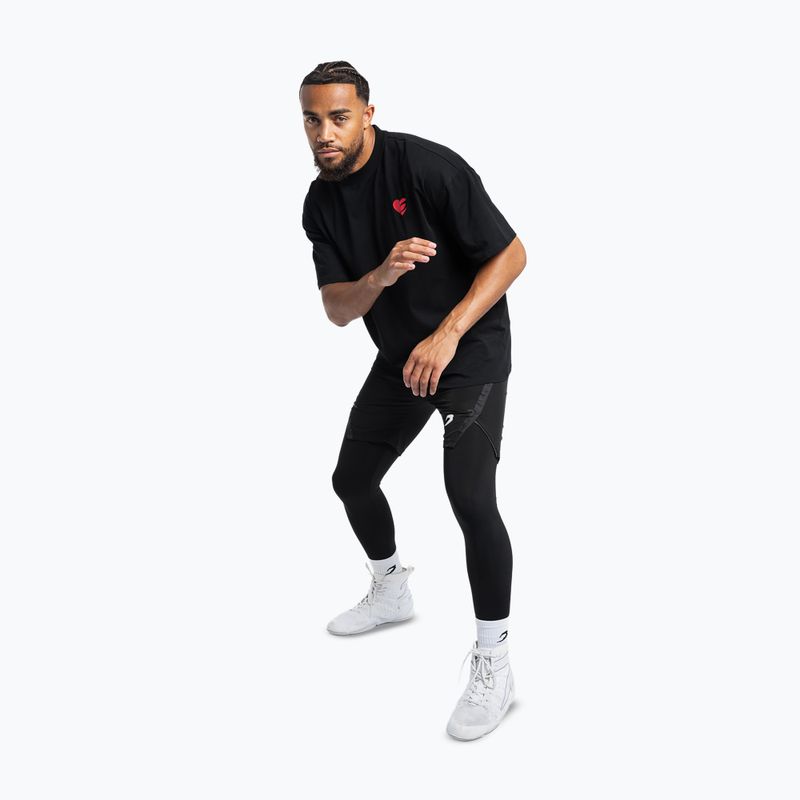 Men's T-shirt Boxraw Boxing is Love Oversized Black 4