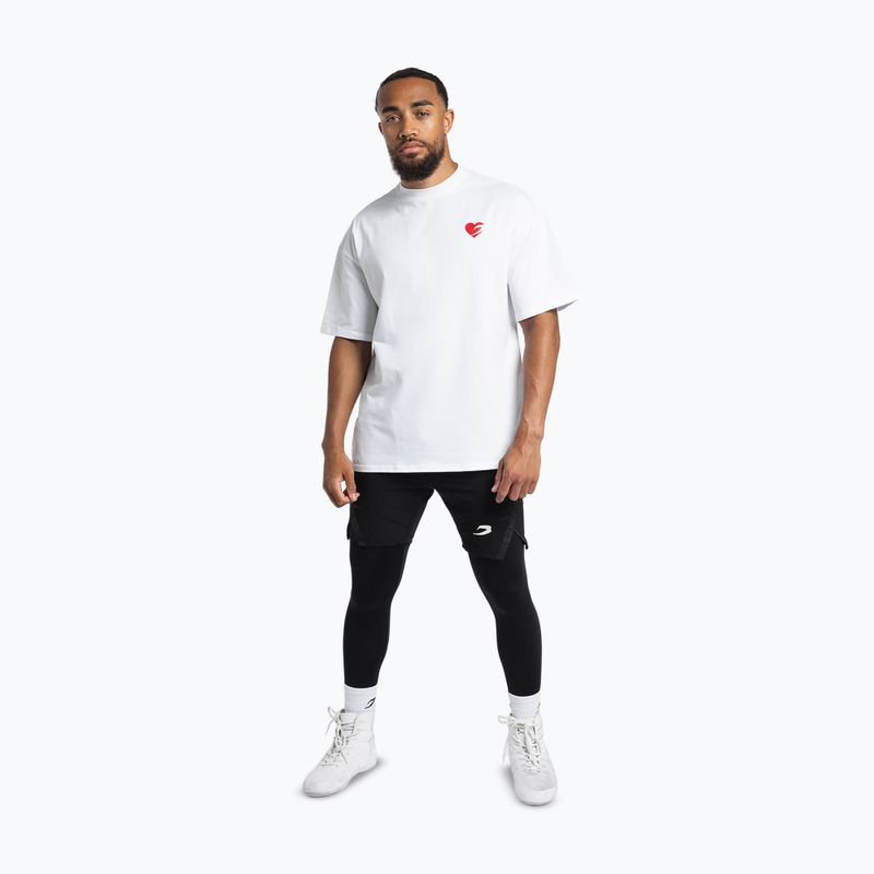 Men's T-shirt Boxraw Boxing is Love Oversized White 4