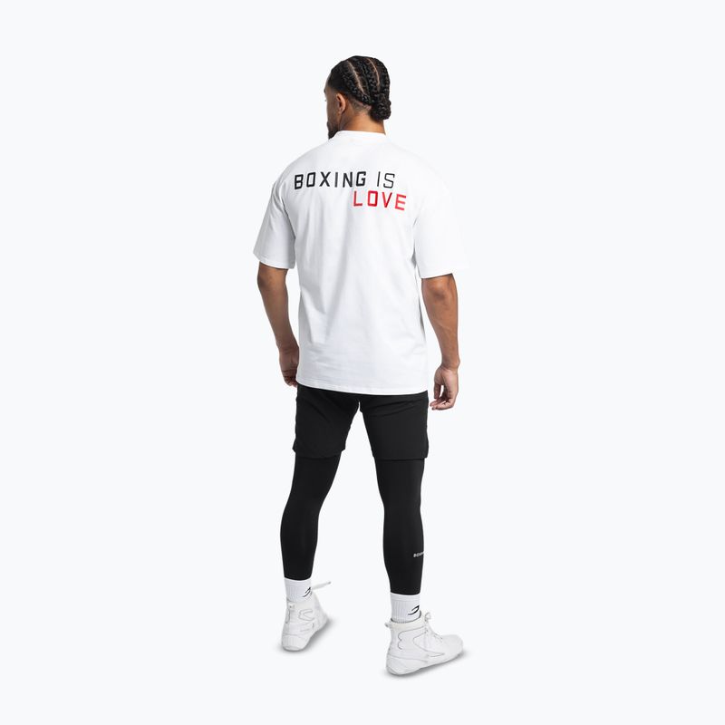 Men's T-shirt Boxraw Boxing is Love Oversized White 5