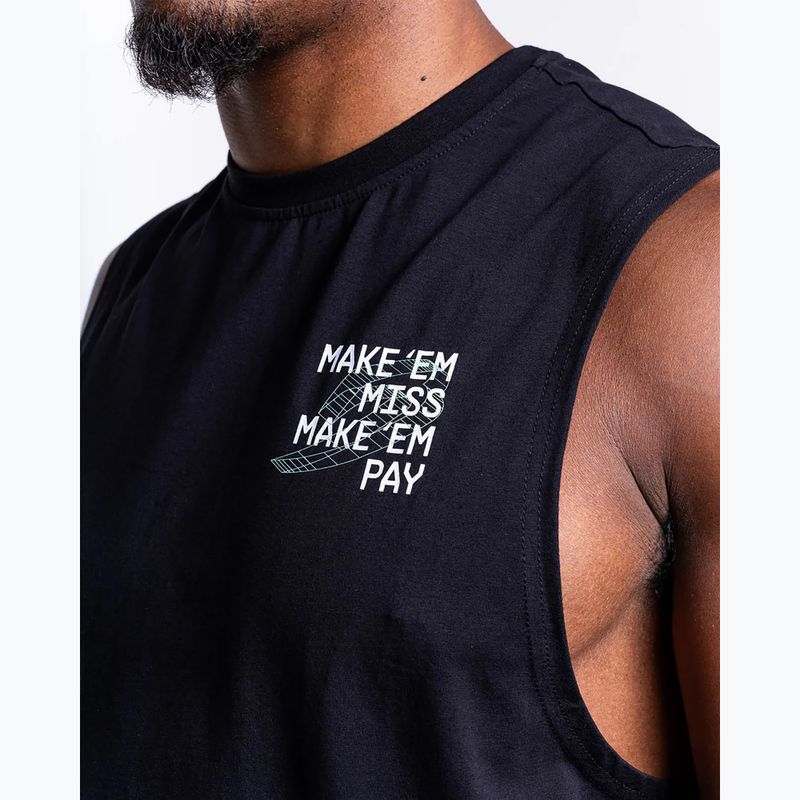 Men's T-shirt BOXRAW Make 'Em Miss Muscle black 7