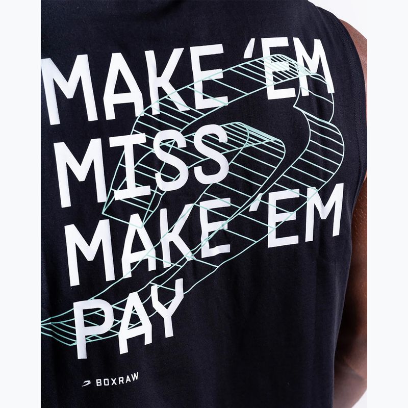 Men's T-shirt BOXRAW Make 'Em Miss Muscle black 9