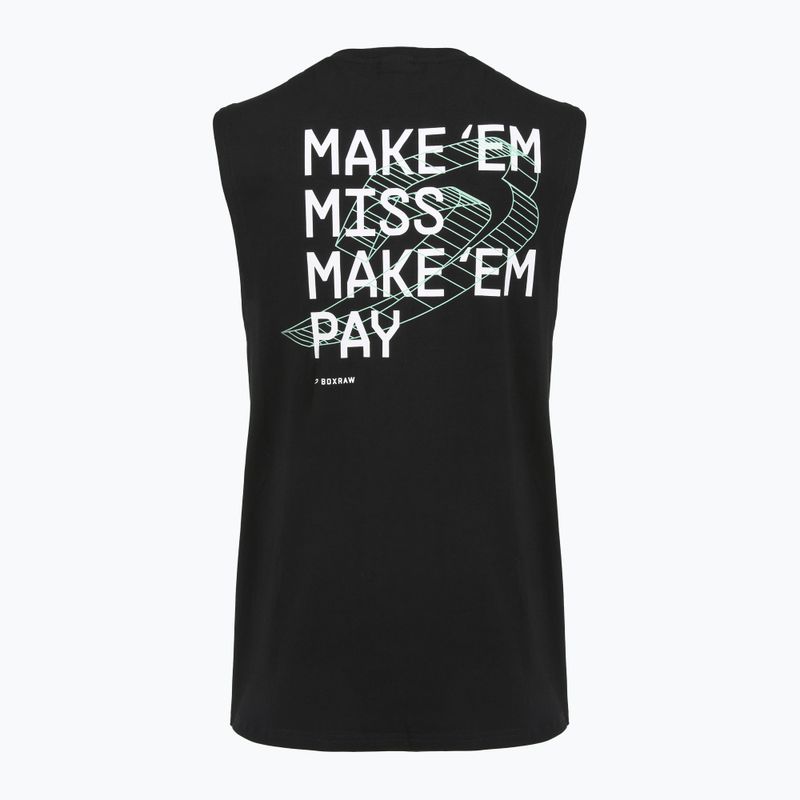Men's T-shirt BOXRAW Make 'Em Miss Muscle black 11