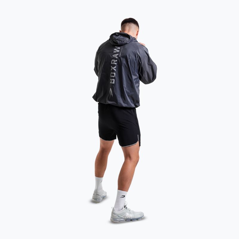 Men's wind jacket Boxraw Genaro Oversized Windbreaker Hoodie charcoal 2