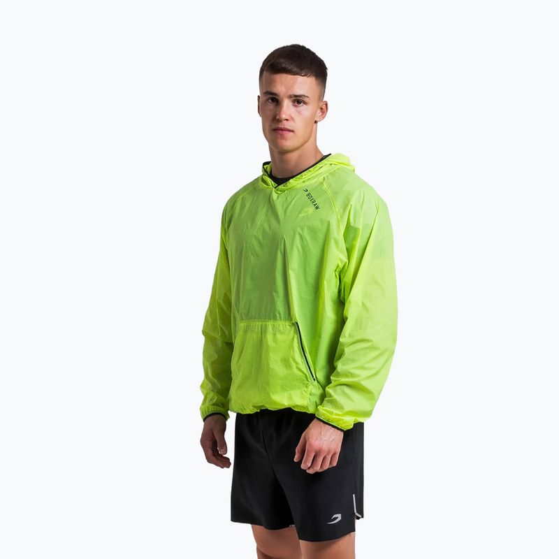 Men's sweatshirt BOXRAW Genaro Oversized Windbreaker Hoodie charcoal