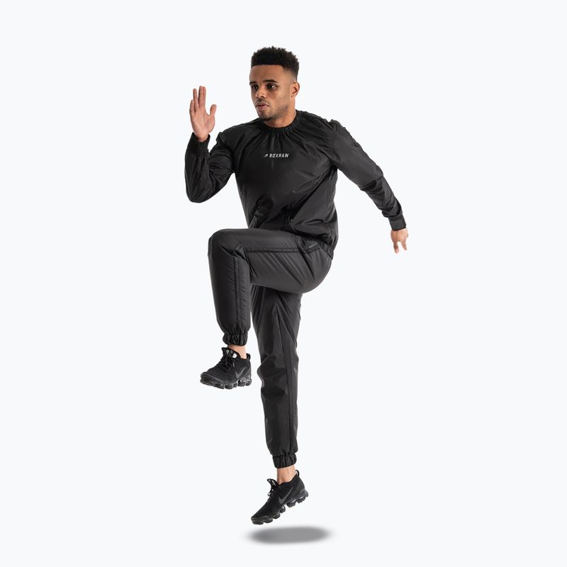 Men's coverall BOXRAW Hagler Sauna Suit 2.0 black 2