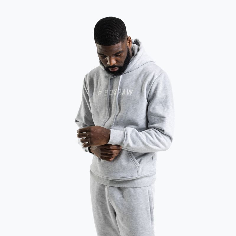 Men's sweatshirt Boxraw A.B.C. Hoodie grey 4
