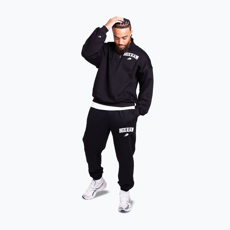 Men's sweatshirt BOXRAW East Street 1/4 Zip black 2
