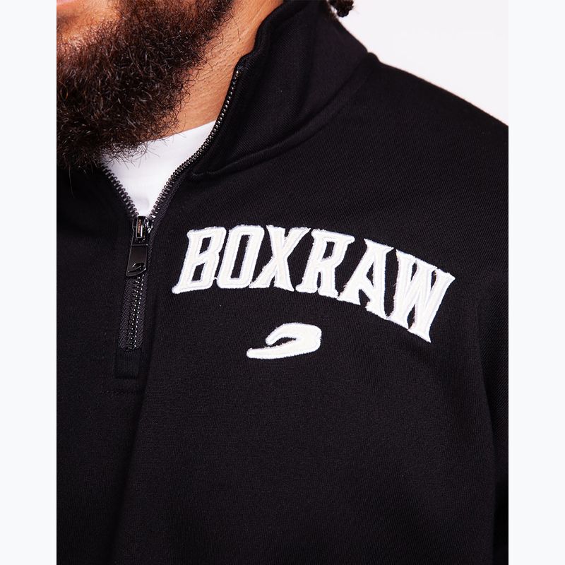 Men's sweatshirt BOXRAW East Street 1/4 Zip black 6