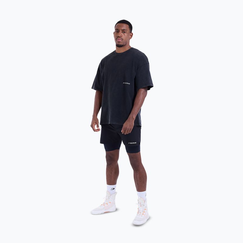 Men's training shorts BOXRAW Sparring Club 2-in-1 black 2