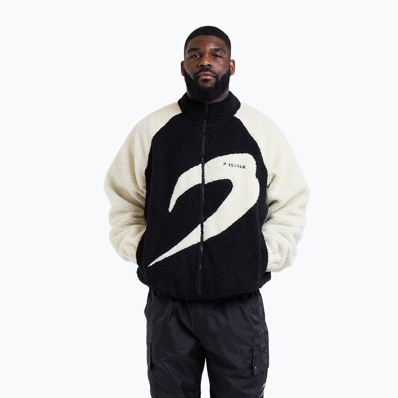 Men's jacket Boxraw Walker Sherpa black/cream 4