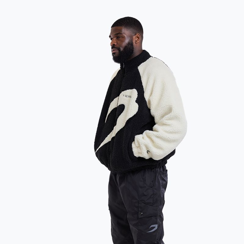 Men's jacket Boxraw Walker Sherpa black/cream 5