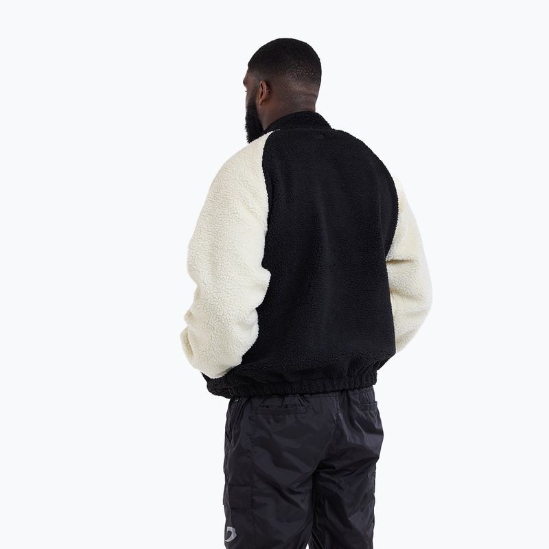 Men's jacket Boxraw Walker Sherpa black/cream 6