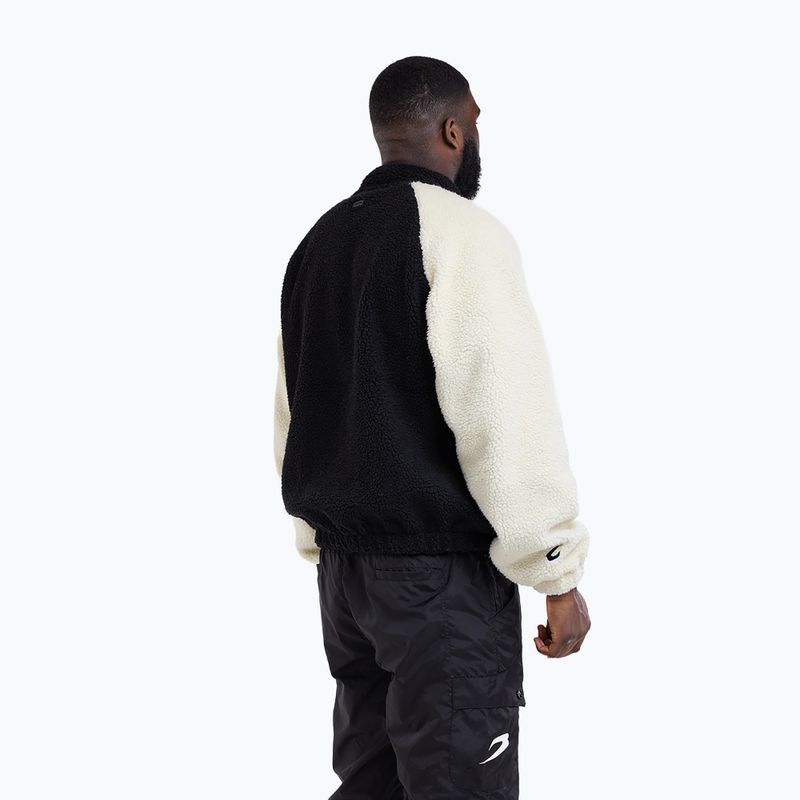 Men's jacket Boxraw Walker Sherpa black/cream 7
