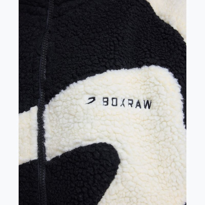 Men's jacket Boxraw Walker Sherpa black/cream 9