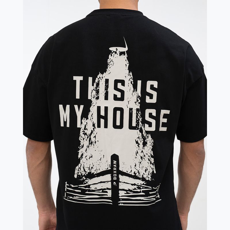 Men's T-shirt BOXRAW This Is My House Oversized black 6
