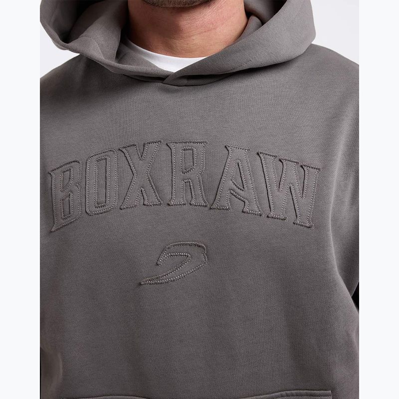 Men's sweatshirt BOXRAW East Street Hoodie distressed grey 6