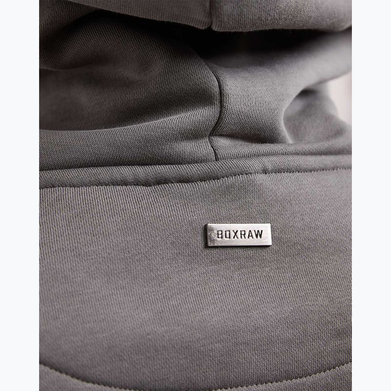 Men's sweatshirt BOXRAW East Street Hoodie distressed grey 7
